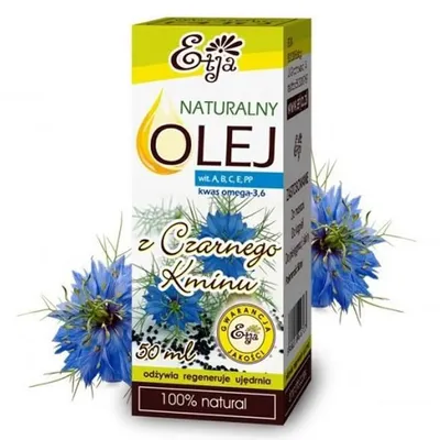 Etja Olej z czarnego kminu (Olej z czarnuszki siewnej)