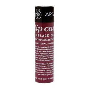 Apivita Propoline, Lip Aid with Black Currant & Olive Oil (Pomadka ochronna z czarna porzeczką i oliwą z oliwek)