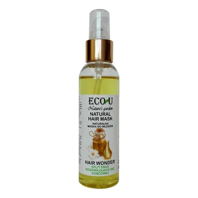 Eco U Nature`s Garden, Natural Hair Mask Hair Wonder Split Ends (Naturalna maska olejowa do włosów na rozdwajające się końcówki)