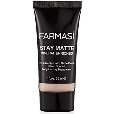 Farmasi Stay Matte Mineral Enriched Foundation (Podkład z efektem matującym i minerałami)