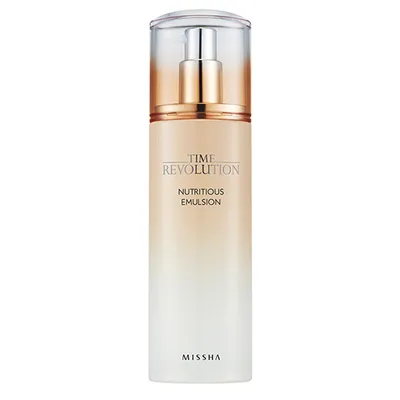 Missha Time Revolution, Nutritious Emulsion (Nawilżająca emulsja do twarzy)