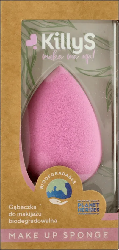 KillyS Make Me Up!, Makeup Sponge (Gąbeczka do makijażu biodegradowalna)