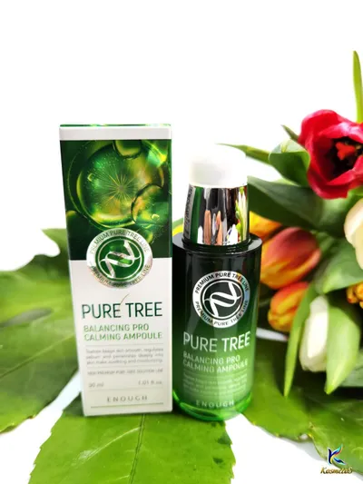 Enough Pure Tree Balancing Pro Calming Ampoule (Kojące serum z ekstraktem z drzewa herbacianego)