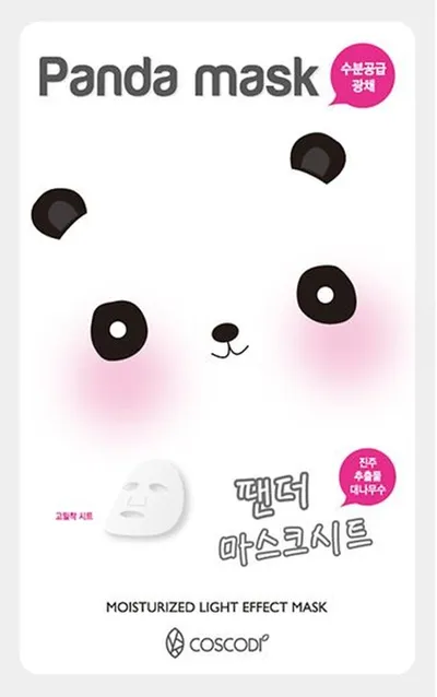 Coscodi Panda Moisturized Light Effect Mask (Nawilżająca maseczka w płachcie  `Panda`)