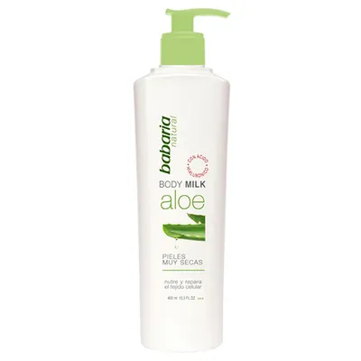 Babaria Natural Cosmetics Aloe Vera, Body Milk (Mleczko do ciała z aloesem do bardzo suchej skóry)