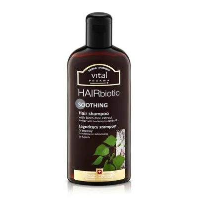 V. Laboratories (Saraya) Vital Pharma, Hairbiotic, Łagodzący szampon brzozowy do włosów ze skłonnością do łupieżu