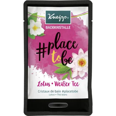 Kneipp #Placetobe Badekristalle Lotos & Weißer Tee (Sól do kąpieli o zapachu lotosu i białej herbaty)