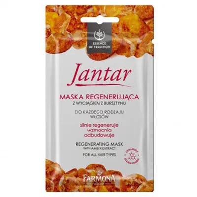 Jantar Maska regenerująca z bursztynem do włosów