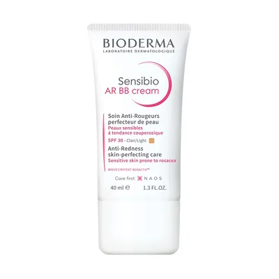 Bioderma Sensibio AR BB cream SPF 30 (Krem BB maskujący zaczerwiernienia dla skóry wrażliwej i naczynkowej)