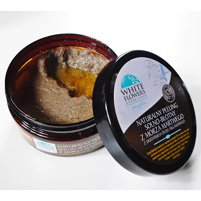 White Flower's Experience Naturalny peeling solno - błotny z Morza Martwego