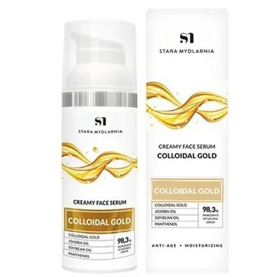 Stara Mydlarnia Eco Receptura, Colloidal Gold, Creamy Face Serum (Złoto Koloidalne, Kremowe serum do twarzy)