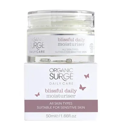 Organic Surge Blissful Daily Moisturiser (Nawilżający krem do cery wrażliwej i mieszanej)