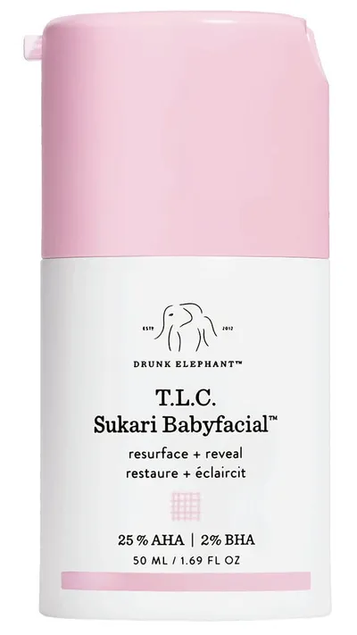 Drunk Elephant T.L.C. Sukari Babyfacial 25% AHA i 2% BHA (Maska z kwasami)