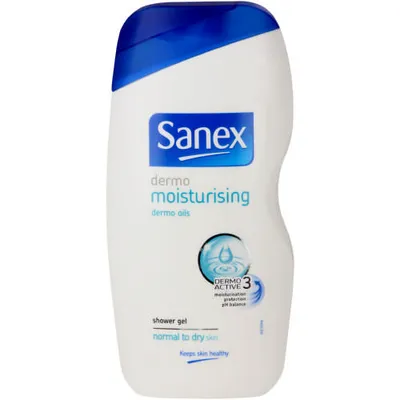 Sanex Dermo Moisturising Shower Gel (Żel pod prysznic do skóry normalnej i suchej)