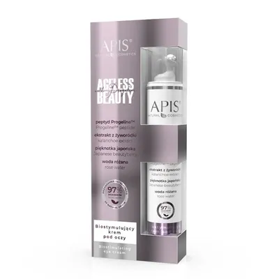 Apis Ageless Beauty with Progeline, Biostymulujący krem pod oczy z progeliną