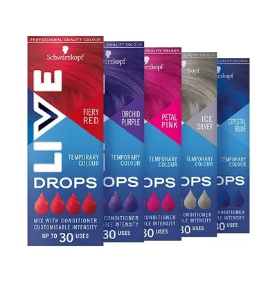Schwarzkopf Live Colour Drops Hair Dye (Półtrwała farba do włosów)