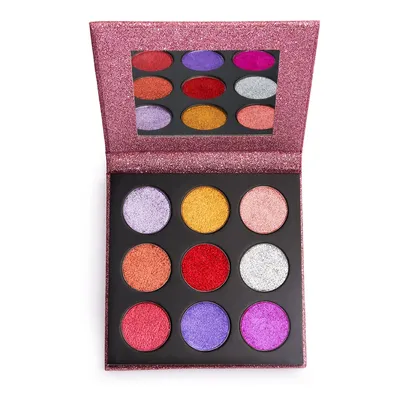 Revolution Beauty (Makeup Revolution) Pressed Glitter Palette Diva (Paleta prasowanych brokatów)
