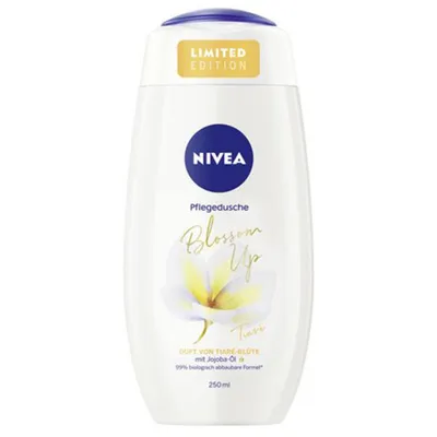 Nivea Blossom Up, Tiare Shower Gel (Pielęgnujący żel pod prysznic `Kwiaty Tiare`)