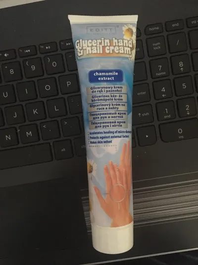 Editt Cosmetics Glycerin Hand & Nail Cream Chamomile Extract (Glicerynowy krem do rąk i paznokci `Ekstrakt z rumianku`)