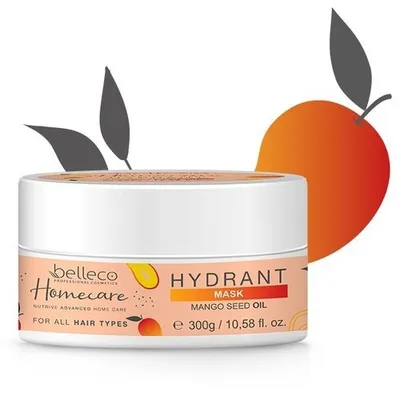 Bellaco Cosmetics Homecare, Mango Hydrant Mask (Nawilżająca maska do włosów)