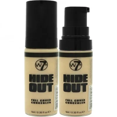 W7 Hide Out, Full Cover Concealer (Korektor w płynie)