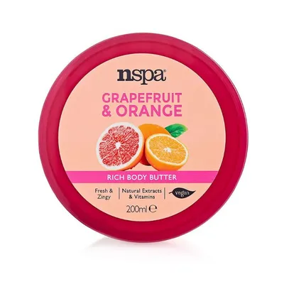 NSpa Beauty Rituals Grapefruit & Orange Rich Body Butter (Masło do ciała z grejpfrutem i pomarańczą)