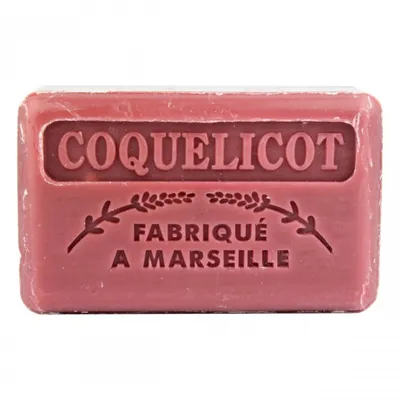 Fabrique a Marseille Coquelicot Savon de Marseille (Mydło marsylskie z masłem Shea `Mak polny`)