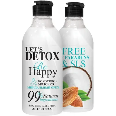 BodyBoom Let's Detox, Be Happy Shower Gel (Żel pod prysznic)
