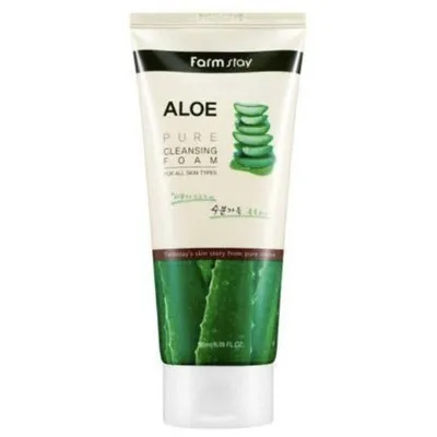 FarmStay Aloe Pure Cleansing Foam (Oczyszczajaca pianka do twarzy)