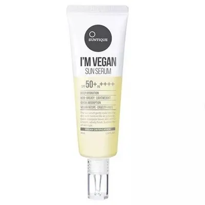 Suntique I’m Vegan Sun Serum SPF50+ PA++++ (Wegański krem przeciwsłoneczny)