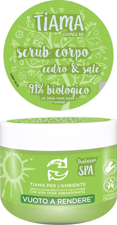 Tiama Scrub Corpo Cedro & Sale (Peeling do ciała)