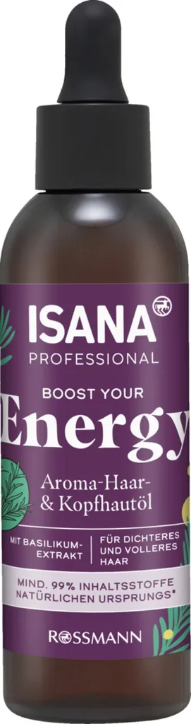 Isana Professional, Boost Your Energy,  Aroma Hair & Sculp Care Oil (Olejek do pielęgnacji włosów i skóry głowy)