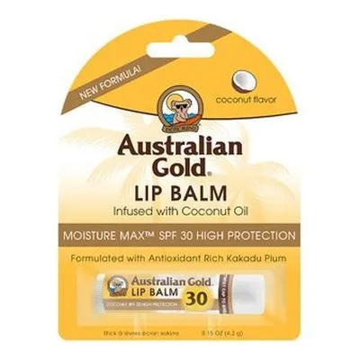 Australian Gold Lip Balm Moisture Max SPF30 (Nawilżający balsam do ust z filtrem ochronnym SPF30)