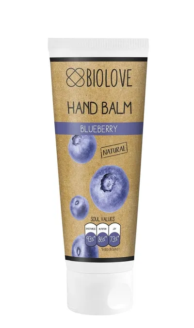Biolove Blueberry, Hand Balm (Balsam do rąk `Borówka`)