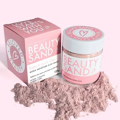 Beloved Beauty Beauty Sand, French Pink Clay (Maseczka do twarzy)