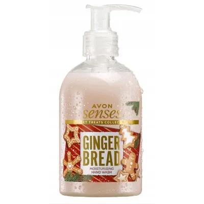 Avon Senses, Sweet Treats Collection, Ginger Bread, Moisturising Hand Wash (Nawilżające mydło w płynie `Pierniczki`)