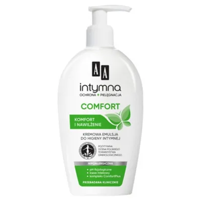 AA Intymna, Comfort, Kremowa emulsja do higieny intymnej