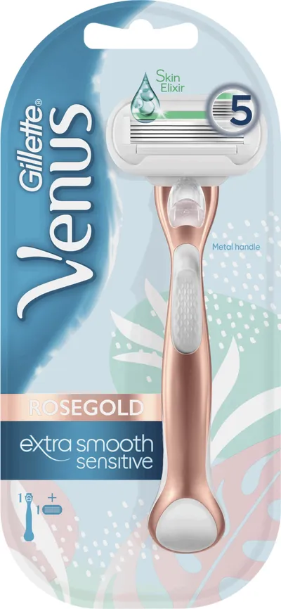 Gillette Venus Rosegold Extra Smooth Sensitive, Maszynka do golenia dla kobiet