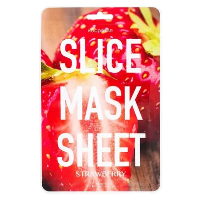 Kocostar Slice Mask Sheet Strawberry (Maska w plastrach `Truskawka`)