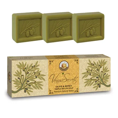 Venus Secrets Olive Oil & Honey Soap (Naturalne mydło z oliwą i miodem)
