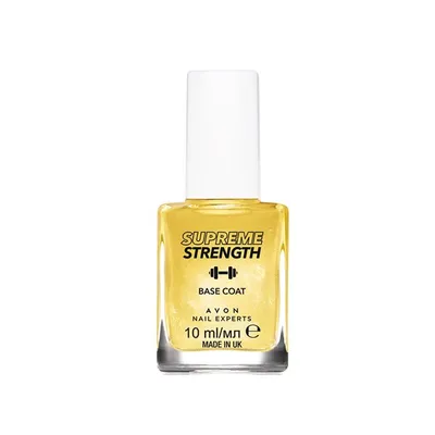 Avon Nail Experts [True Colour], 24k Gold Strength Base Coat (Wzmacniająca odżywka do paznokci z drobinkami złota)