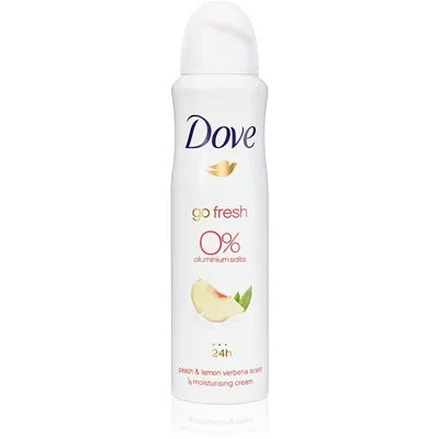 Dove Go Fresh 0% Soli Aluminium, Dezodorant w aerozolu o zapachu brzoskwini i werbeny cytrynowej