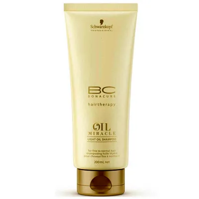 Schwarzkopf Professional BC Bonacure, Oil Miracle, Marula Oil Shampoo (Szampon z olejkiem marula do włosów cienkich)