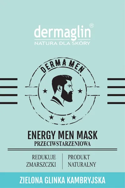 Dermaglin Derma Men, Energy Men Mask Przeciwstarzeniowa