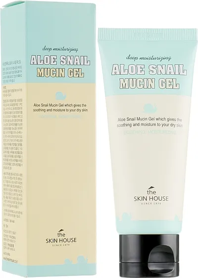 The Skin House Aloe Snail Mucin Gel (Żel do twarzy z aloesem i mucyną ślimaka)