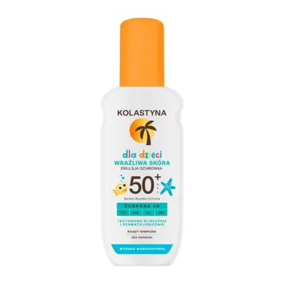 Kolastyna Dla dzieci, Wrażliwa Skóra, Emulsja ochronna w sprayu SPF 50+ (nowa wersja)