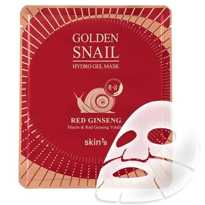 SKIN79 Golden Snail, Hydro Gel Mask Red Ginseng (Maska w płachcie z czerwonym żeń-szeniem)