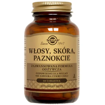 Solgar Formuła Włosy, Skóra, Paznokcie