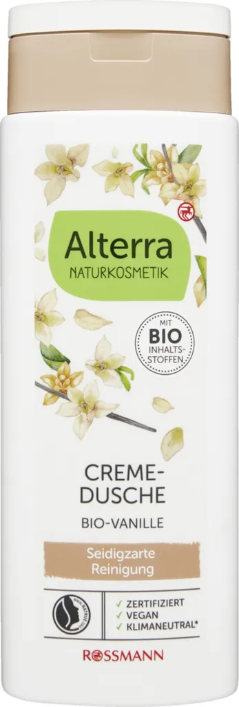Alterra Creme - Dusche Bio-Vanille (Kremowy żel pod prysznic `Wanilia Bio`)