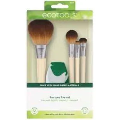 EcoTools The Core Five, Brush Set (Zestaw pędzli do makijażu)